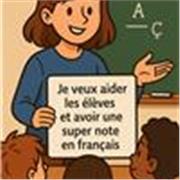 Professeur de français ou d’histoire géographie ! Pour vous aider 😁