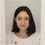 Professeur étudiante de français, d'histoire et de géographie