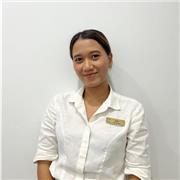 I have graduated from the university in Thailand and my bachelor is English teacher