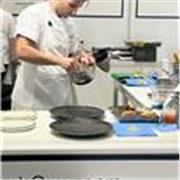 Friendly, skilled chef teaching beginners easy, tasty meal