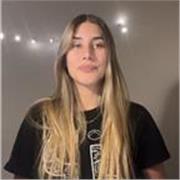 Estudiante de grado trabajadora y oraganizada apta para dar clases a niños de primaria