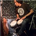 Percusión latina, cajón, bongo y congas