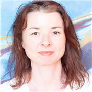 I am a French contemporary painter 
who also graduated in languages and love linguistics.
I am very keen to share my passions