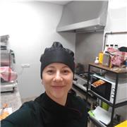 Cocinera italiana. Especializada en pasta fresca, pizzas, cocina tradicional italiana y postres