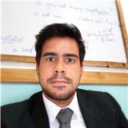 Profesor de ingles y contabilidad impartiendo clases a cualquier hora