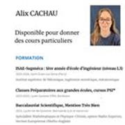 Donne des cours de physique-chimie pour des élèves allant du primaire à la classe préparatoire