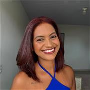 Professora de reforço dos pequeninos
