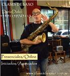 clases de saxo - Presenciales/Online - iniciados/avanzados/niños