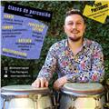 Profesor percusionista superior y master en percusión ofrece clases de batería, percusión latina y lenguaje musical