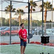 Profesor de pádel para iniciación, nivel intermedio y avanzado