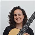 Profesora de guitarra, lenguaje musical e iniciación al canto. imparto clases tanto presenciales como online