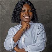 Patient English tutor helping learners build confident communication.