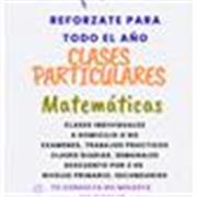 Clases particulares de matematicas, personalizadas con seguimiento