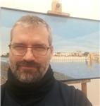 Licenciado en pintura (hiperrealista) en Bellas artes de Sevilla, enseña dibujo y pintura para todos los niveles