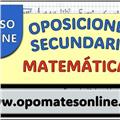 Curso oposiciones matemáticas online. preparador
