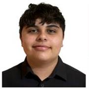 Joven con habilidad para explicar matemáticas básicas de primaria o ESO