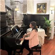 Profesora de piano con título superior a domicilio