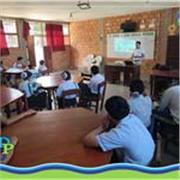 profesor de ciencias ambientales para niños, jovenes, etc