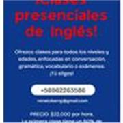 Clases particulares y presenciales de Inglés