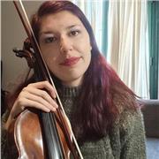 Profesora con título superior en Pedagogía del Violín por el CSMC da clases de violín y viola en Jerez de la Frontera, Bahía de Cádiz y online