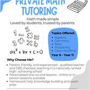 I make Maths easy to understand for my students and build strong relationships with them. The parents are also ones that trust me.