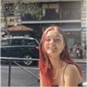 Estudiante francesa viviendo en Madrid, puedo dar clases de cualquier nivel durante todo el años. Puedo adaptarme a sus necesidade