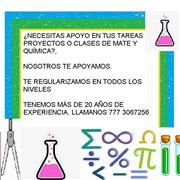 Doy regularización de Mate y Química