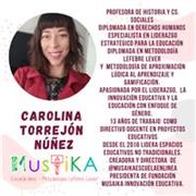 Profesora de Historia y lenguaje. Licenciada en educación