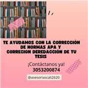 Se brindan asesorias en trabajos de grado en las areas de ciencias sociales y humanas asi como en metodologias de investigación cualitativa