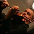 Docente di violino impartisce lezioni online