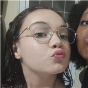 Professora de matemática para crianças. Aluna do ensino médio