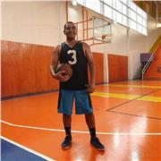 Entrenador formador de baloncesto