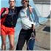 Insegnante tennis .miglioramento esecuzione dei vari colpi
