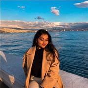 Profesor con inglés nativo y estudiante de una carrera