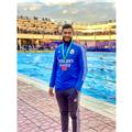 Un allenatore di nuoto presso il club egiziano al-ahly e ha conseguito una laurea in scienze fisiche e sportive