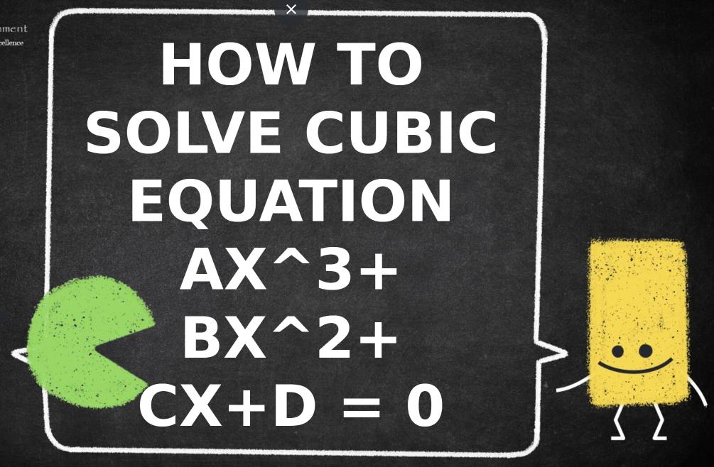 Come Risolvere Le Equazioni Di Terzo Grado?