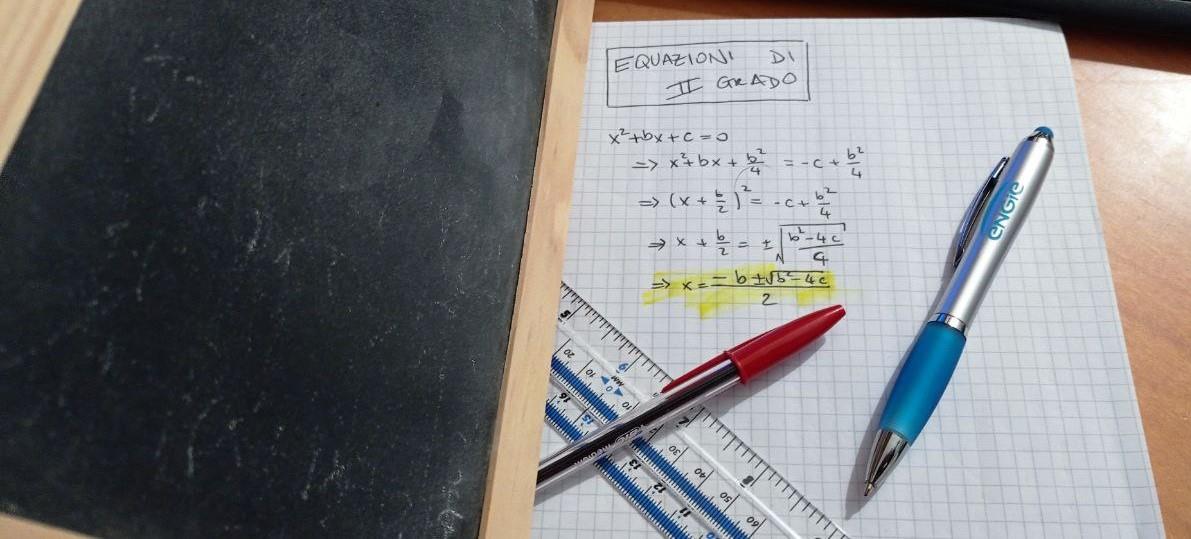 Escercizi sulle equazioni di secondo grado per ripetizioni matematica