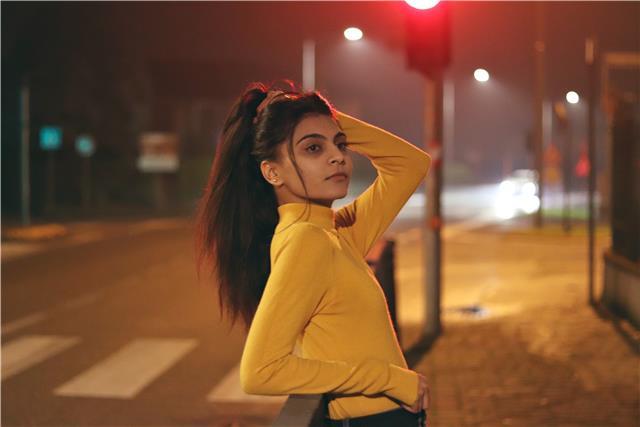 Studentessa al liceo delle scienze umane