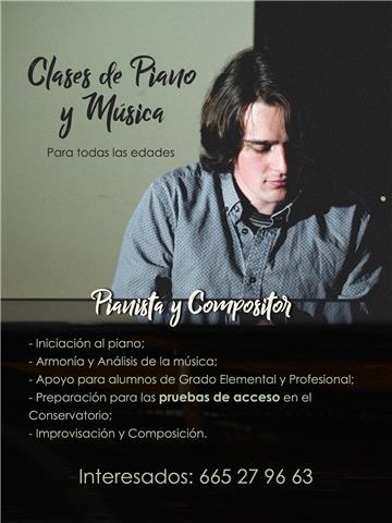 CLASES DE PIANO Y MÚSICA