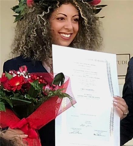 Laureata in scienze della comunicazione