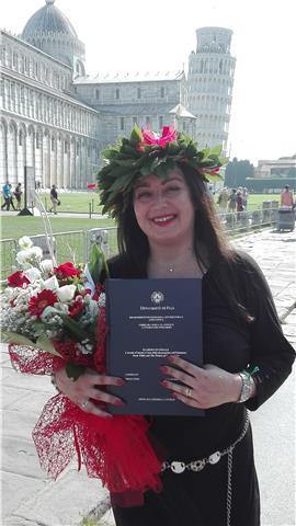 Laureata in lingue e letterature straniere