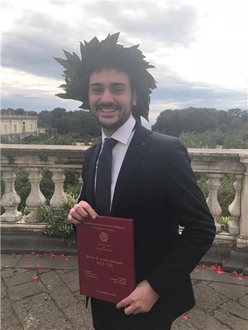 Laureato in scienze e tecnologie alimentari