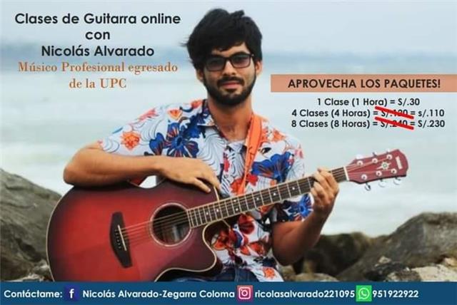 Clases de guitarra online